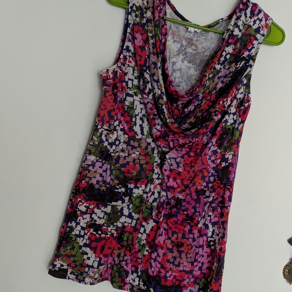 Cabi Multicolored Patterned Blouse